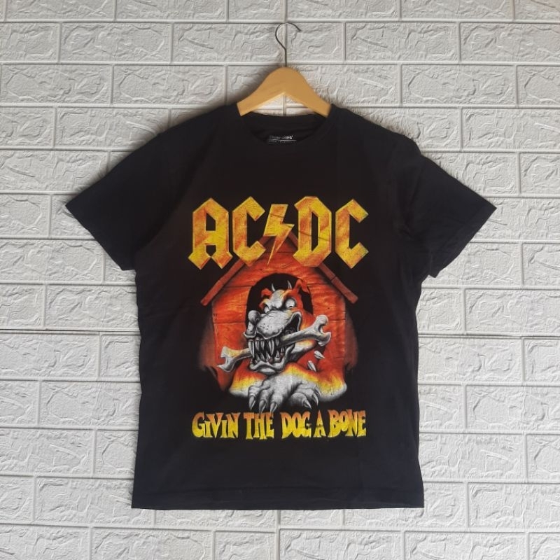 kaos t shirt band ACDC size M second