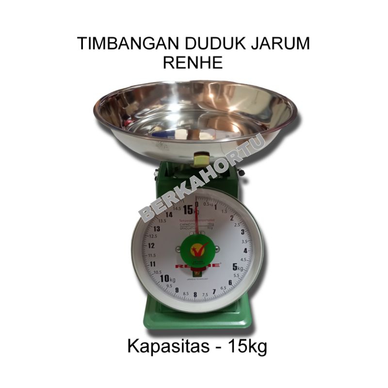 Timbangan duduk jarum RENHE 15kg ketelitian -50gram