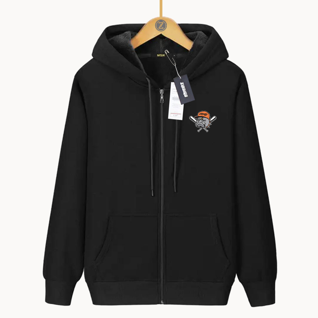 Zirdigo Jaket Zipper Distro Zirdigo X Logo Jaket Unisex Resleting