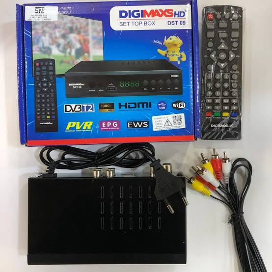 Set Top Box Digimax HD DST 09 Alat untuk TV Digital