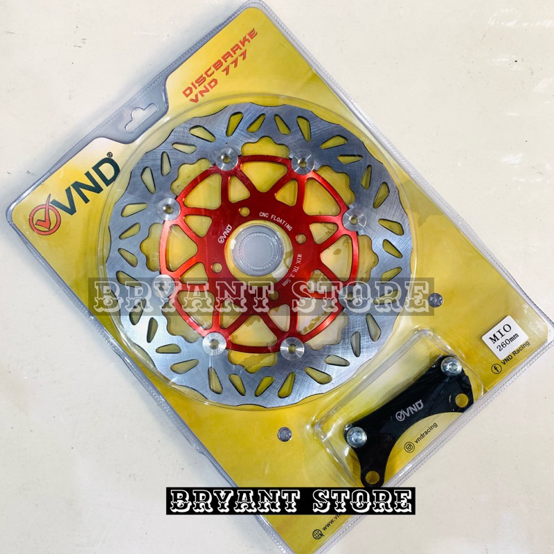 PIRINGAN DEPAN CAKRAM VND 777 260MM MIO SPORTY MIO OLD SOUL OUT XRIDE 115 CNC FLOATING BRAKE DISK DISC DISCBRAKE