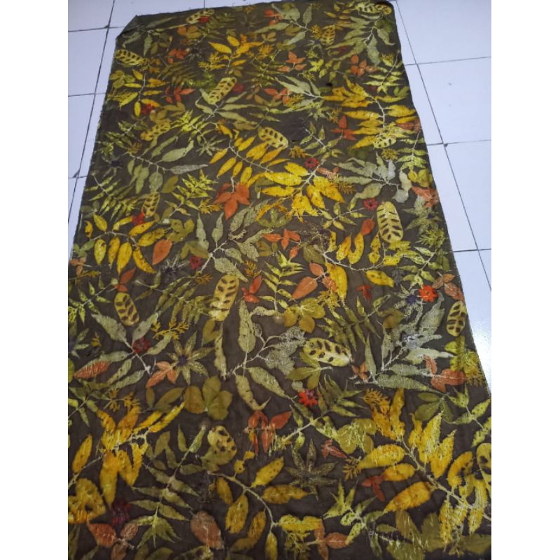 Kain batik ecoprint Katun