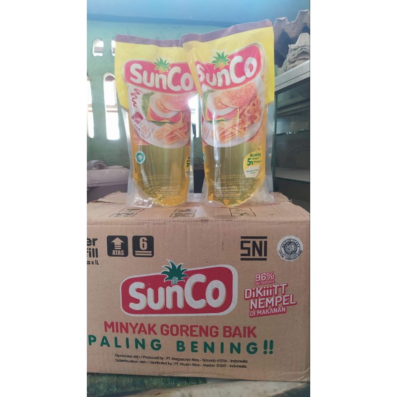 

MINYAK SUNCO REFILL 1LITER/MINYAK SEHAT SUNCO 1LITER