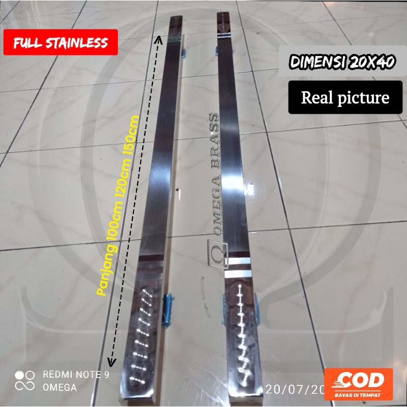 Handle pintu rumah/gagang pintu rumah panjang 100cm s/d 150cm