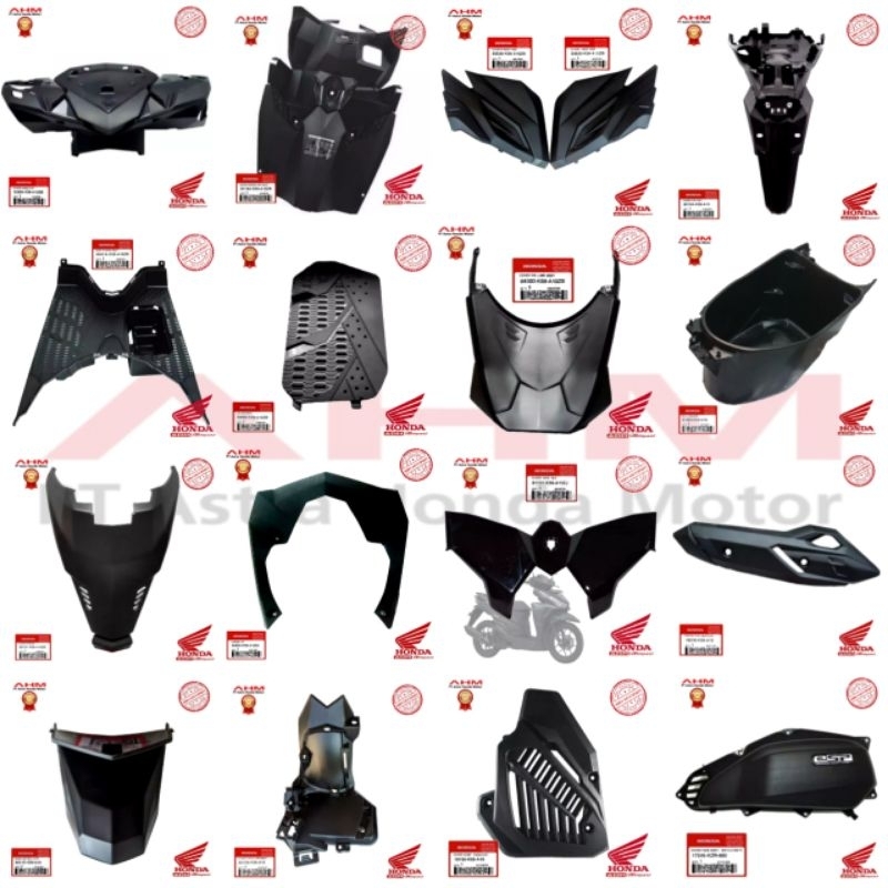 Cover Body kasar Vario 125 150 eSP Led 2015-2017 ORIGINAL AHM