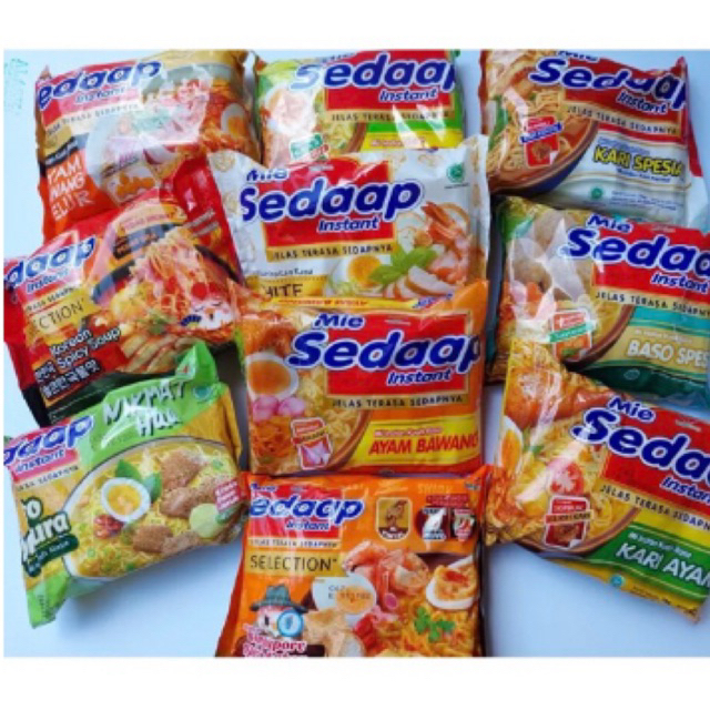 

Sedaap Kuah All Varian komplit