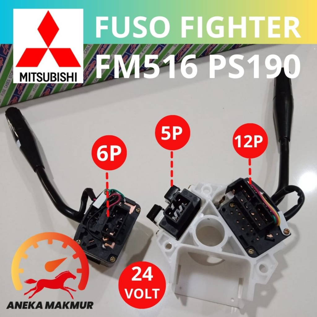 SAKLAR SEN MITSUBISHI FUSO FIGHTER TRUK PS190 TURN SIGNAL SWITCH MITSUBISHI FUSO FIGHTER TRUK PS190 