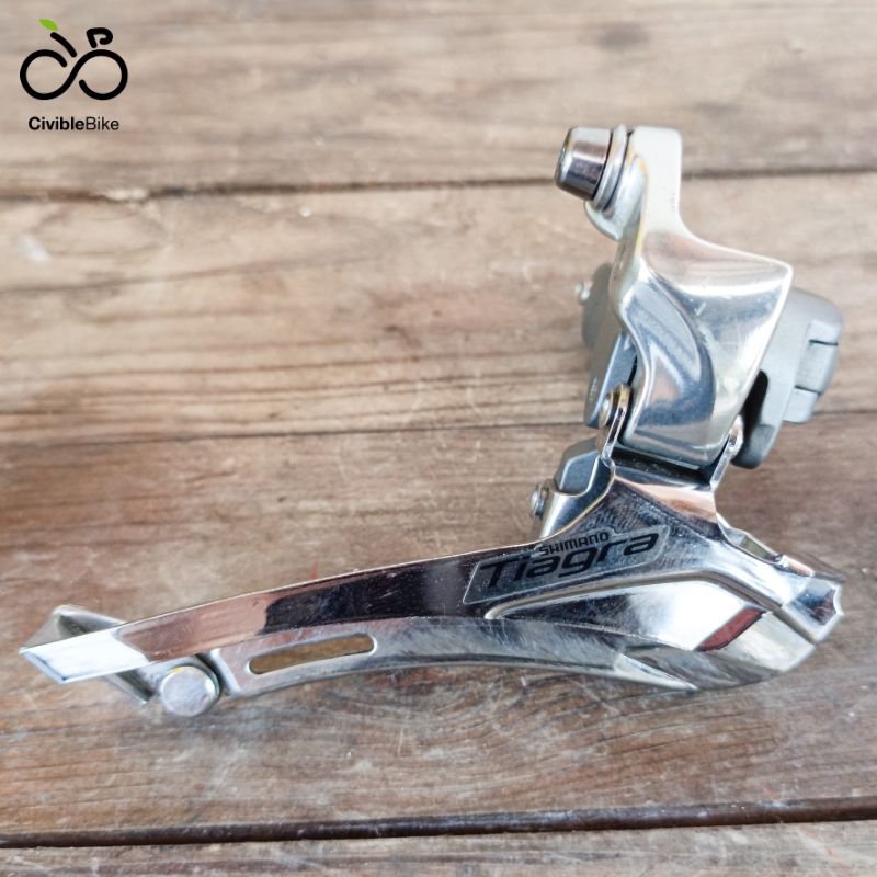 FD Shimano Tiagra FD-4600 2x10 Speed Clamp Warna Silver