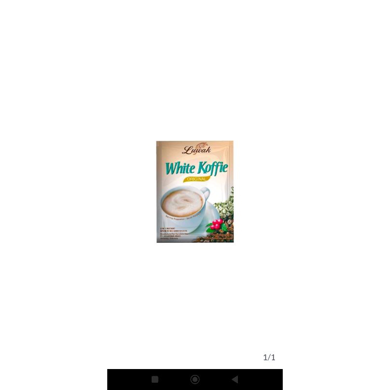 

white coffe isi 10pcs