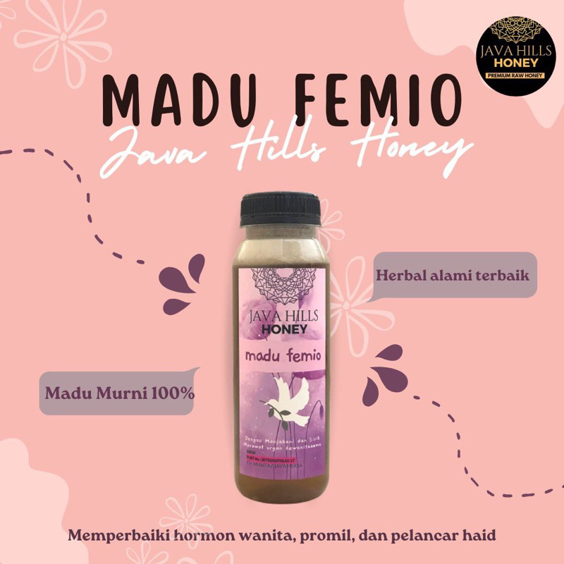 

FEMIO MADU HERBAL KHUSUS WANITA BY JAVAHILLS HONEY