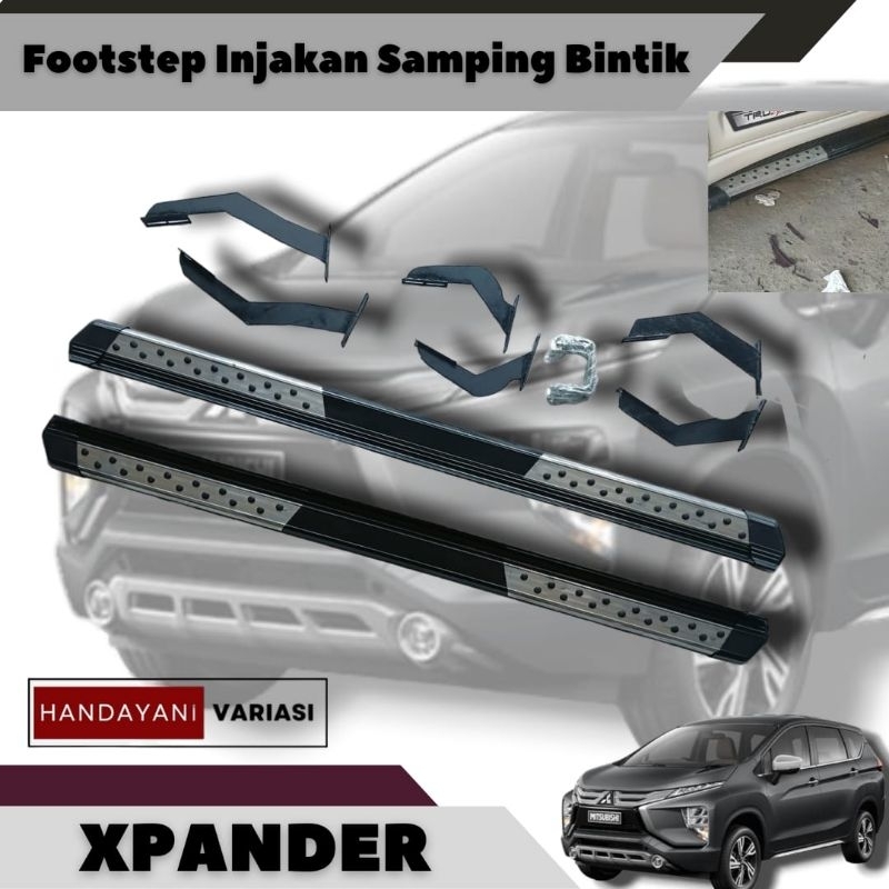 Footstep Injakan Kaki Samping Mobil MITSUBISHI XPANDER Model Bintik