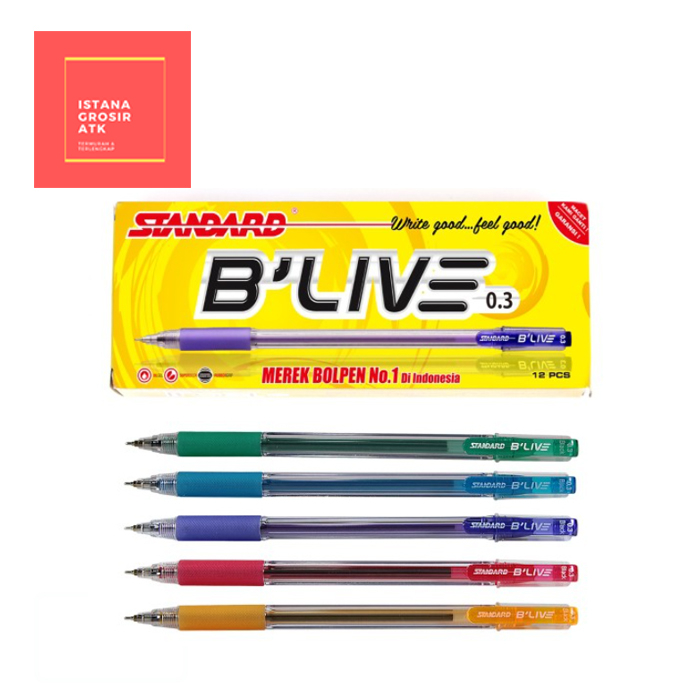 

Standar Blive pulpen bolpen pen ballpoint murah