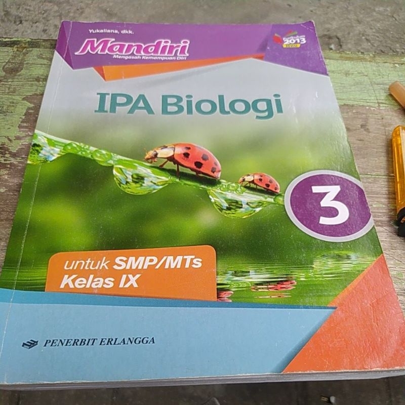 buku mandiri biologi kls 9 erlangga