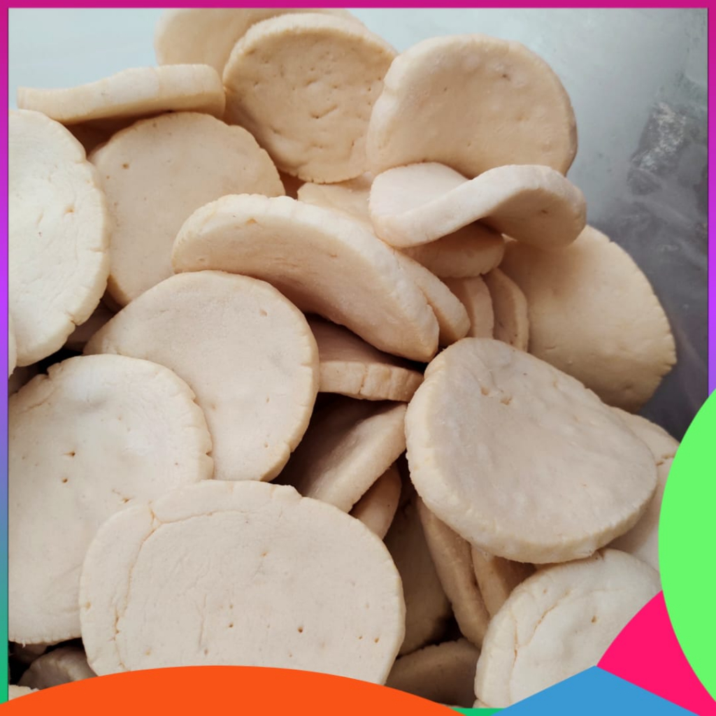 

KEMPLANG KERUPUK KHAS PALEMBANG PER 4 KILOGRAM BULETAN BESAR KUALITAS NO.01 IKAN TENGGIRI CAP NAGA MAS