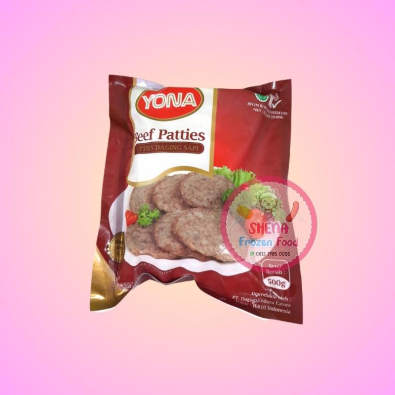 

yona beef paties 500gr | frozen food