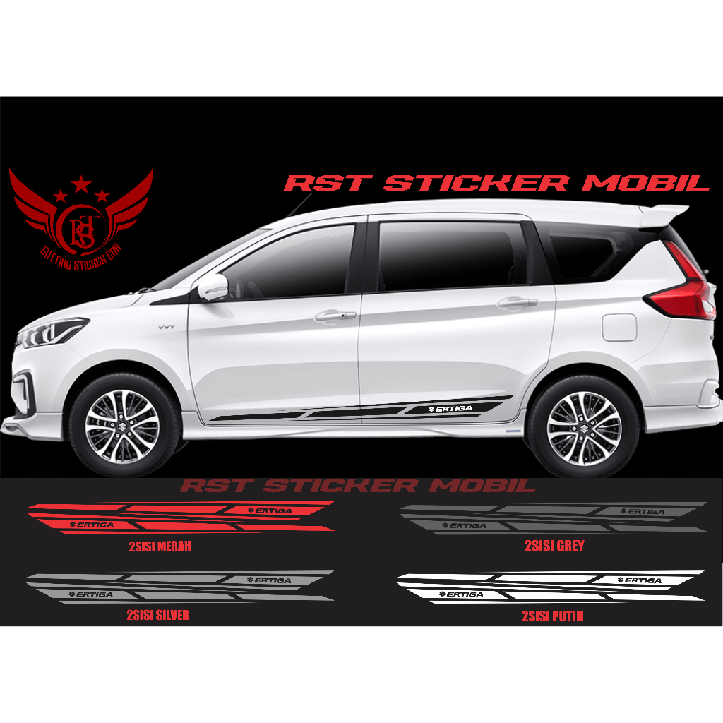 cuting sticker mobil all new ertiga sticker list untung body samping mobil suzuki all new ertiga