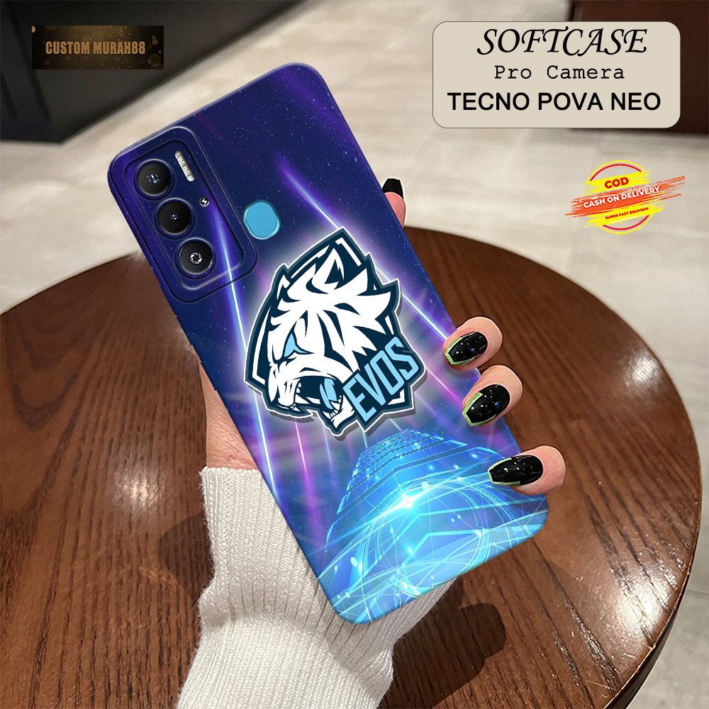 Case Tecno Pova Neo Terbaru - Fashion Case ESPORT - Casing Hp Tecno Pova Neo - Softcase Pro Camera T