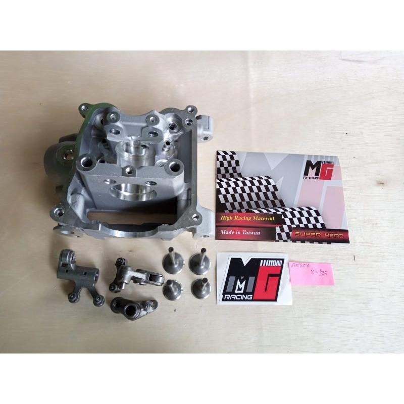 head aerox 22/25 head + klep mg racing cnc porting