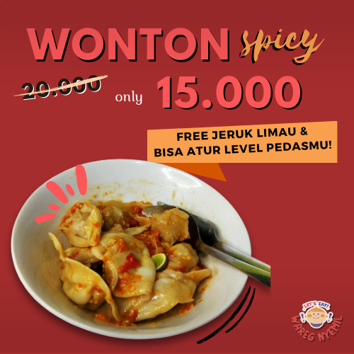 

PANGSIT WONTON KERING PEDAS