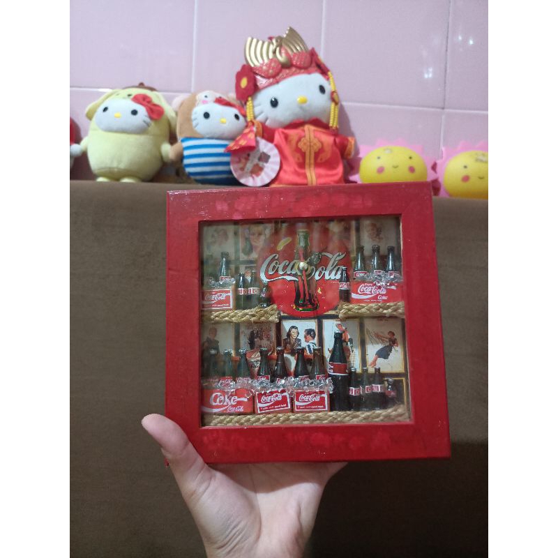 jam coca cola pajangan jadul vintage unik