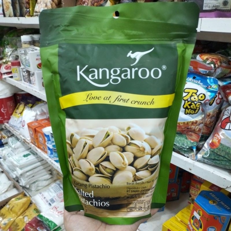 

kangaroo kacang pistachio asin 250gr