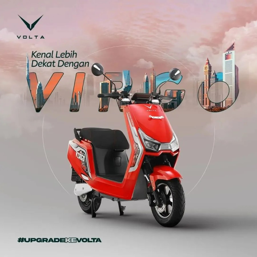 Motor Listrik Volta Virgo Reguler ( battery Lithium )