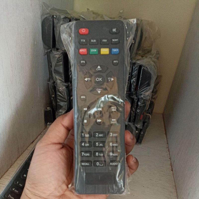 Remote dvb t2 matrix apel merah