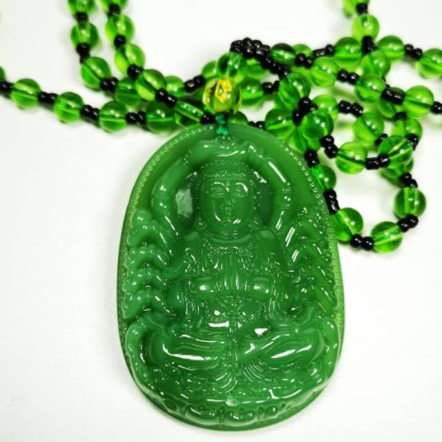 Liontin natural giok burma type c super murah