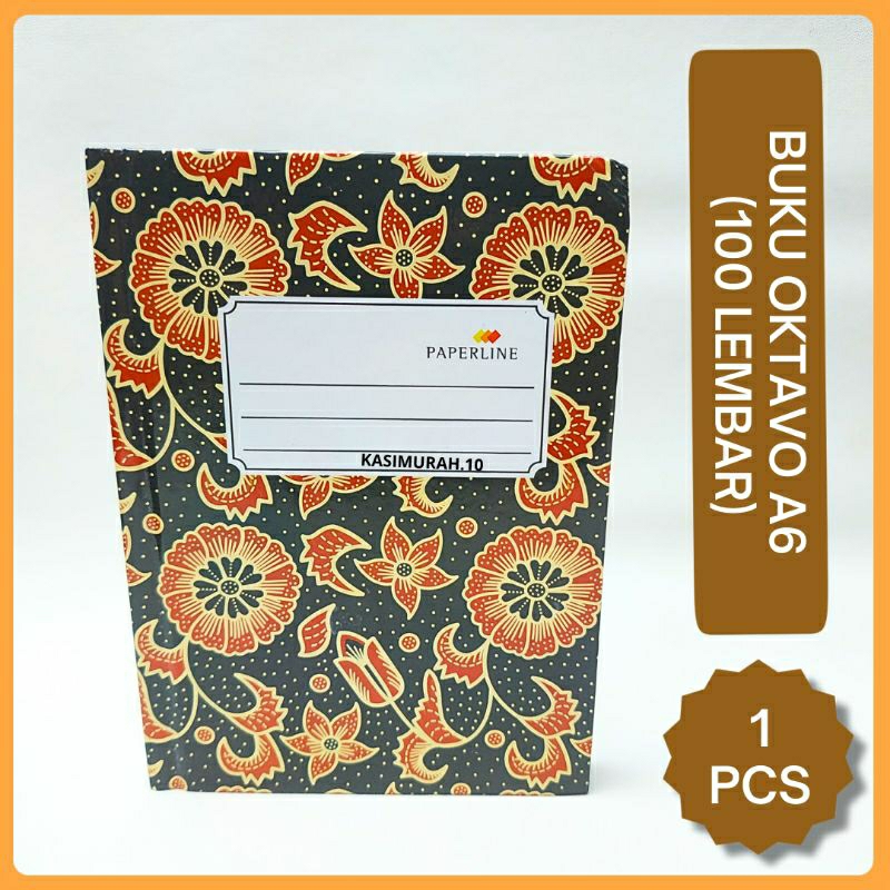 

Buku Tulis Hard Cover Paperline Oktavo 100 Lembar Ukuran A6