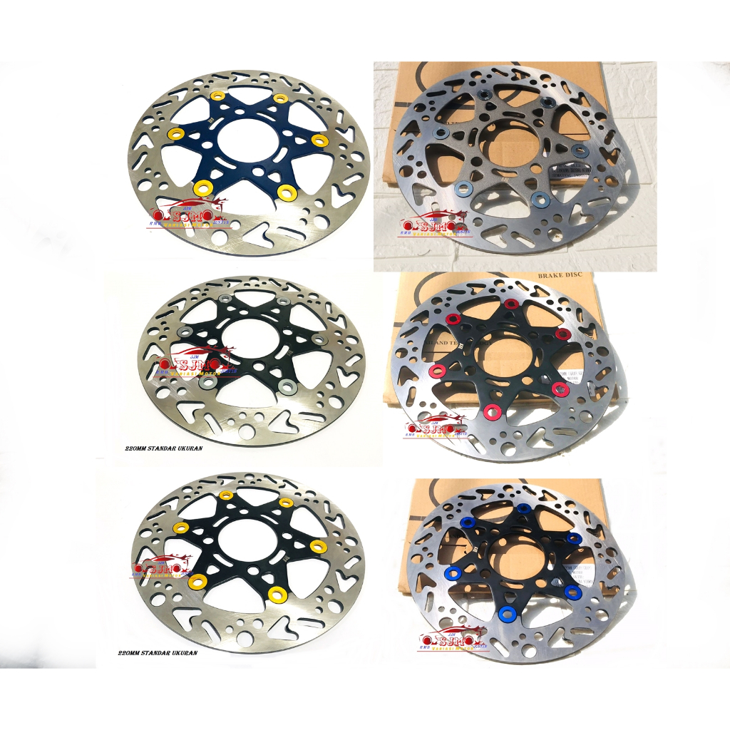 piringan depan REVO FIT -BLADE- REVO ABSOLUTE-SUPRA 125 F1 NEW-FIT X CAKRAM DEPAN VARIASI 220MM