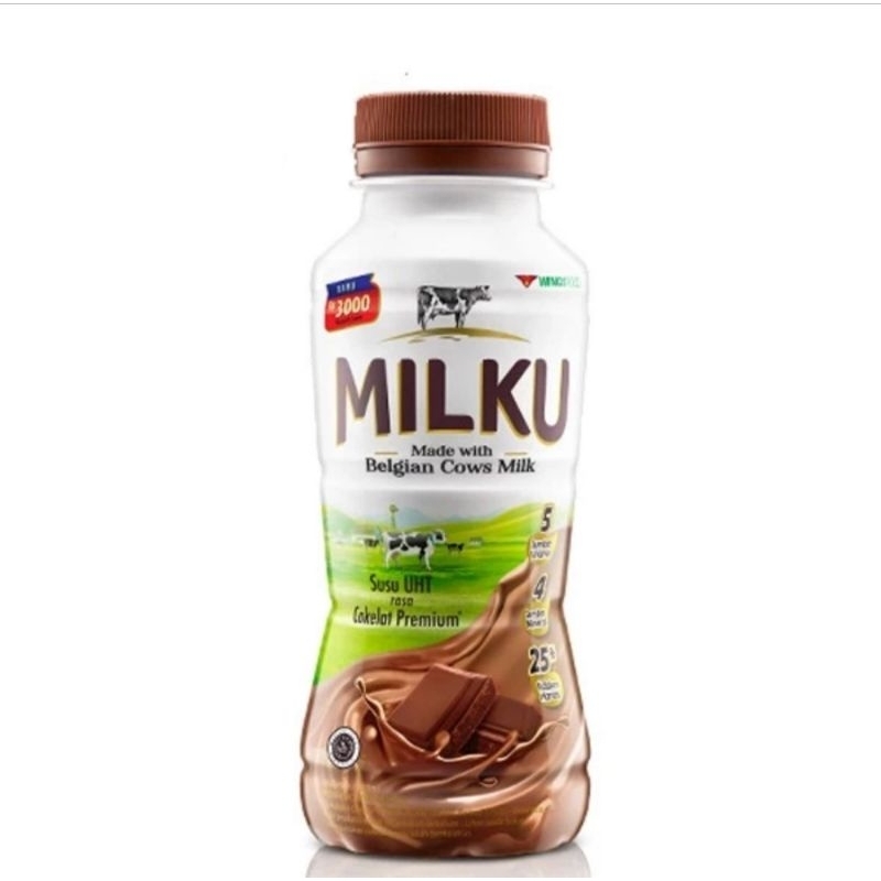 

MILKU UHT Susu Coklat Premium 200 ml