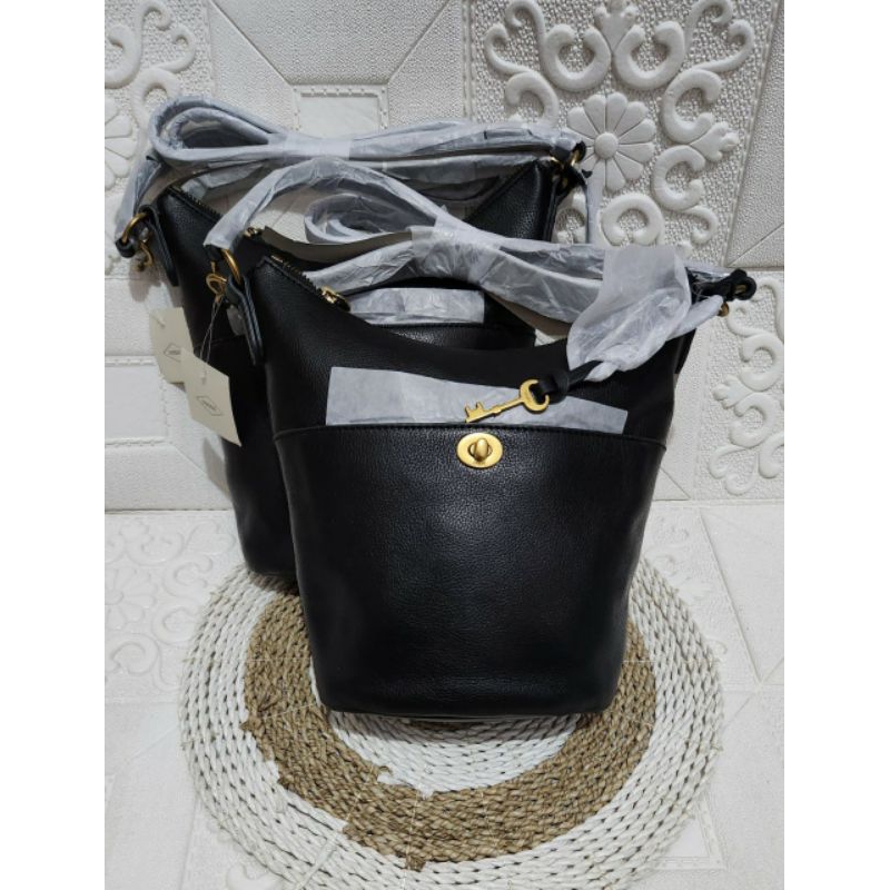 Tas Wanita FossilOriginal Talulla Small Crossbody Black/Brown