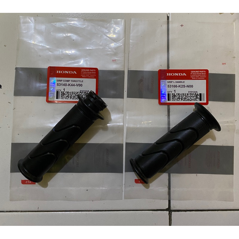 Sepasang HandGrip Hand Grip Karet Stang Beat FI ESP Pop Street Deluxe Scoopy FI Blade Spacy FI Genio