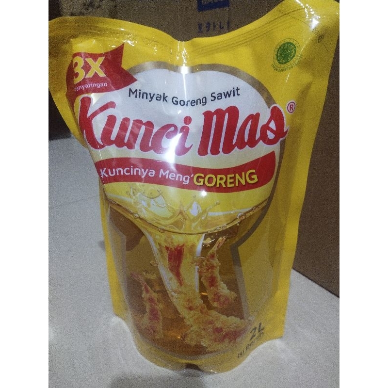 

Minyak goreng Kunci Mas 2 liter