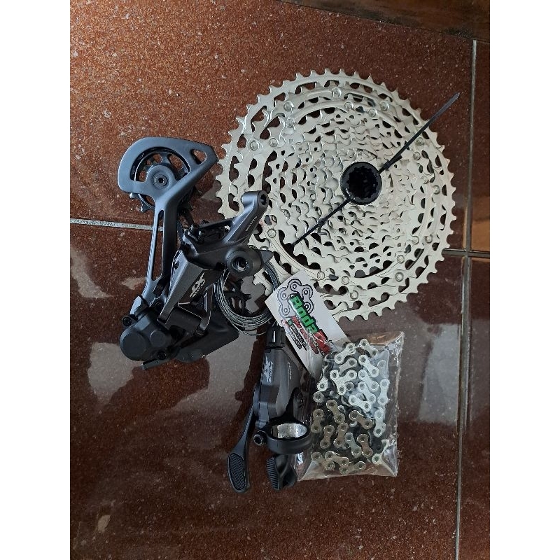 GS GROUPSET GRUP SET GROUP SET XT M8100 12 SPEED SPROCKET DEORE 12 SPEED MICROSPLINE