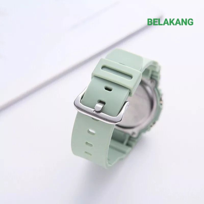 JAM TANGAN ANTI AIR WANITA FASHION KOREA STYLE DIGITAL SPORT LNR-1175