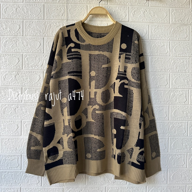 BAM SWEATER RAJUT IMPORT OVERSIZE WANITA KOREA