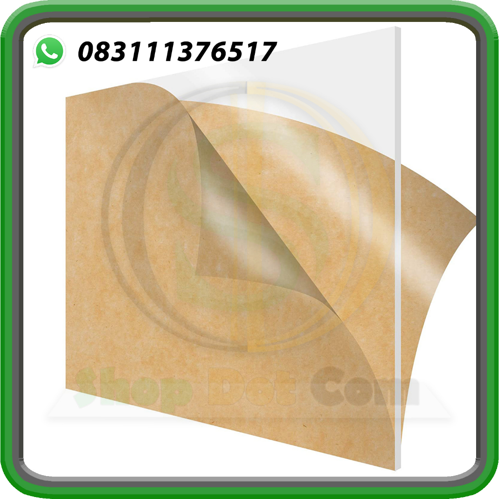 Acrylic / Akrilik 2mm Bening (18.5cm x 9cm)