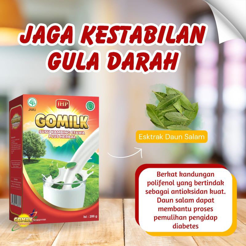 

GOMILK Susu Kambing Etawa Plus Herbal