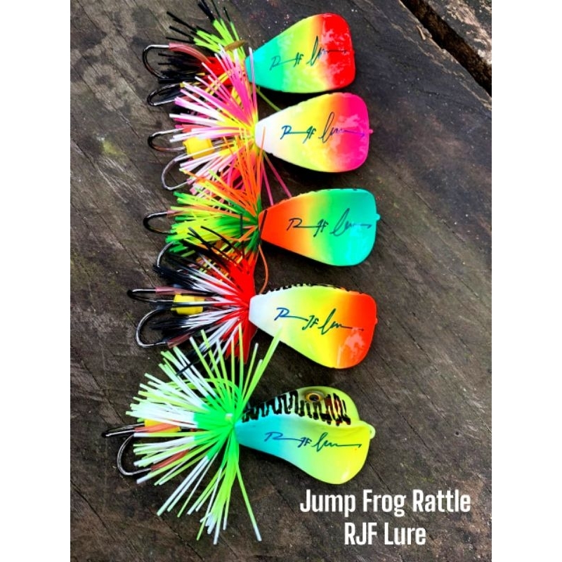JUMPFROG COBRA RJF LURE NON RATTLE. umpan gabus. umpan palsu. umpan kayu. umpan maunan. jamprog. lur