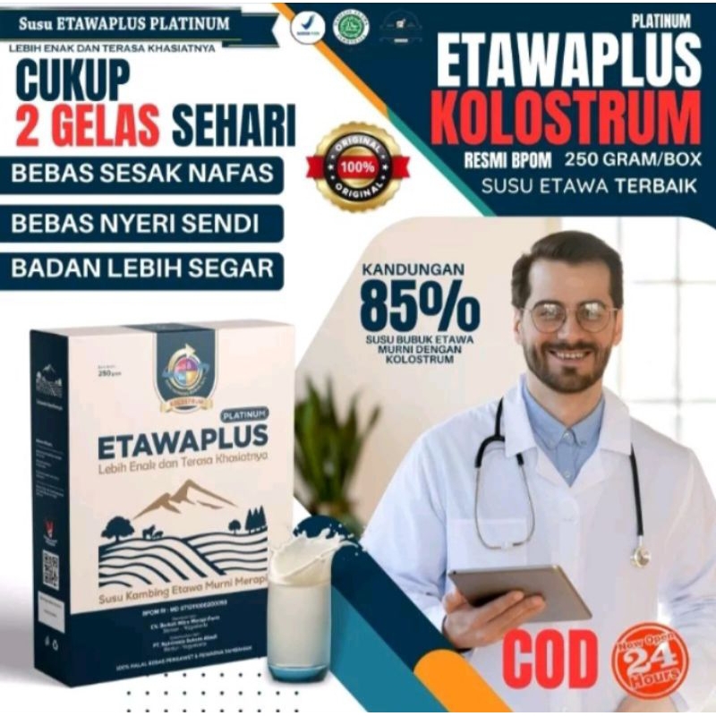 

ETAWAPLUS PLATINUM Susu Kambing Etawa Murni Kolostrum Merapi