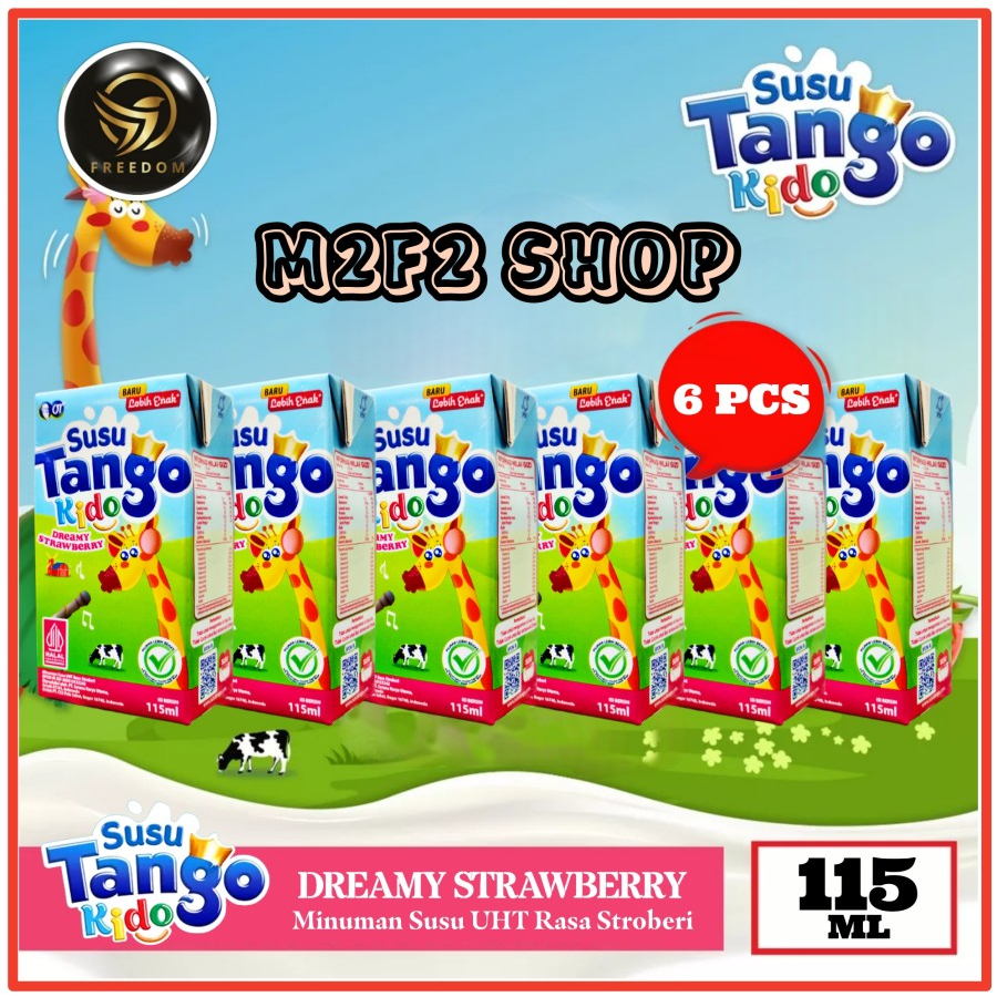 

Susu Kids Tango Kido Dreamy Strawberry | Stroberi Kotak UHT - 115 ml (Kemasan 6 Pcs)