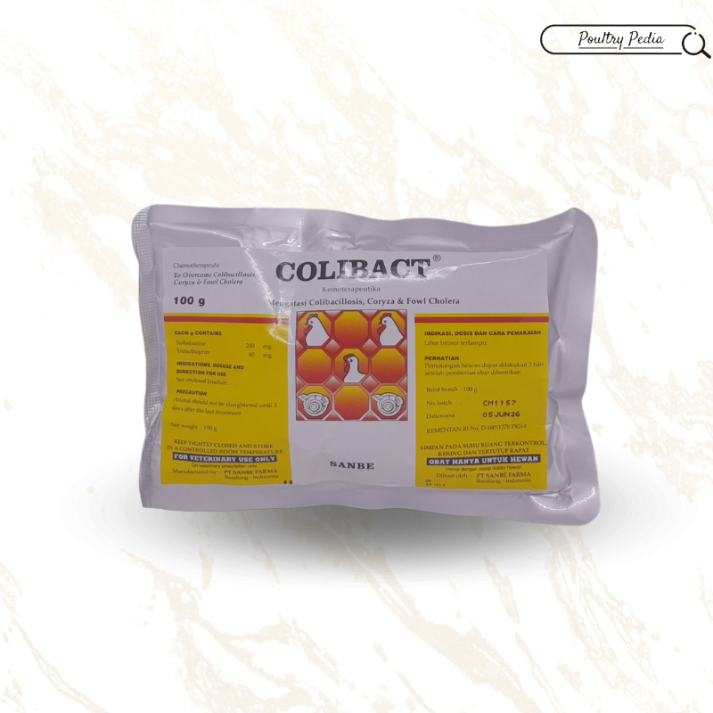 Colibact serbuk 100 gr sanbe - obat untuk unggas ayam dan hewan