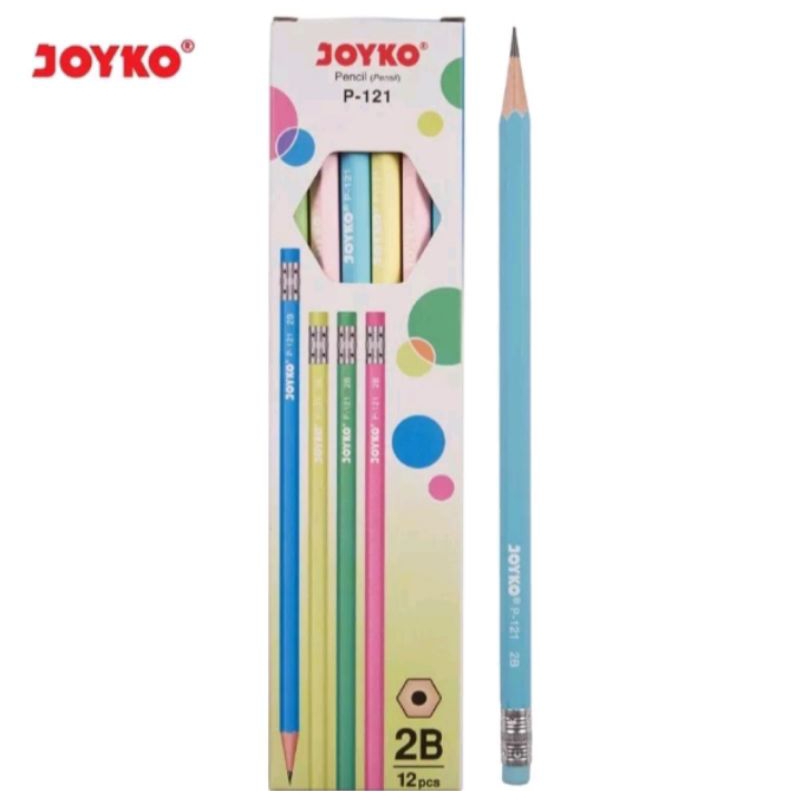 

Pensil Pencil Joyko P-121 2B (12 pcs)