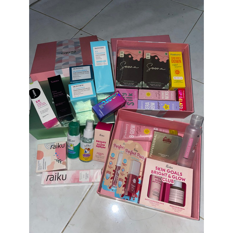 NEW SKINCARE (SKINTIFIC, AZRINA, PINKBERRY, FANBO, DERMIST)