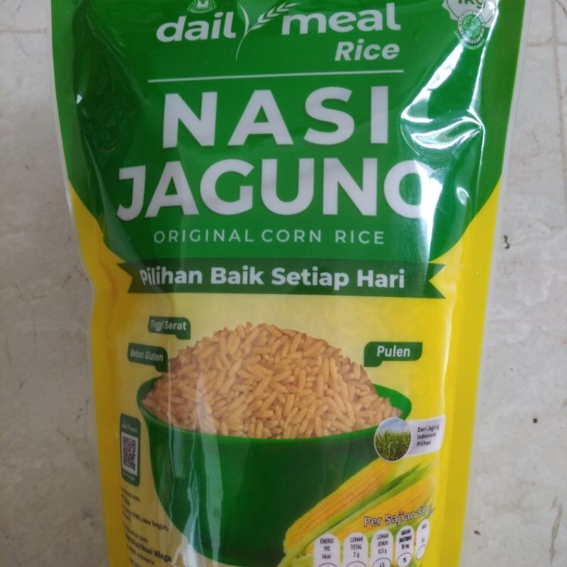 

Beras Jagung 1000g, bebas Gluten,Tinggi Serat