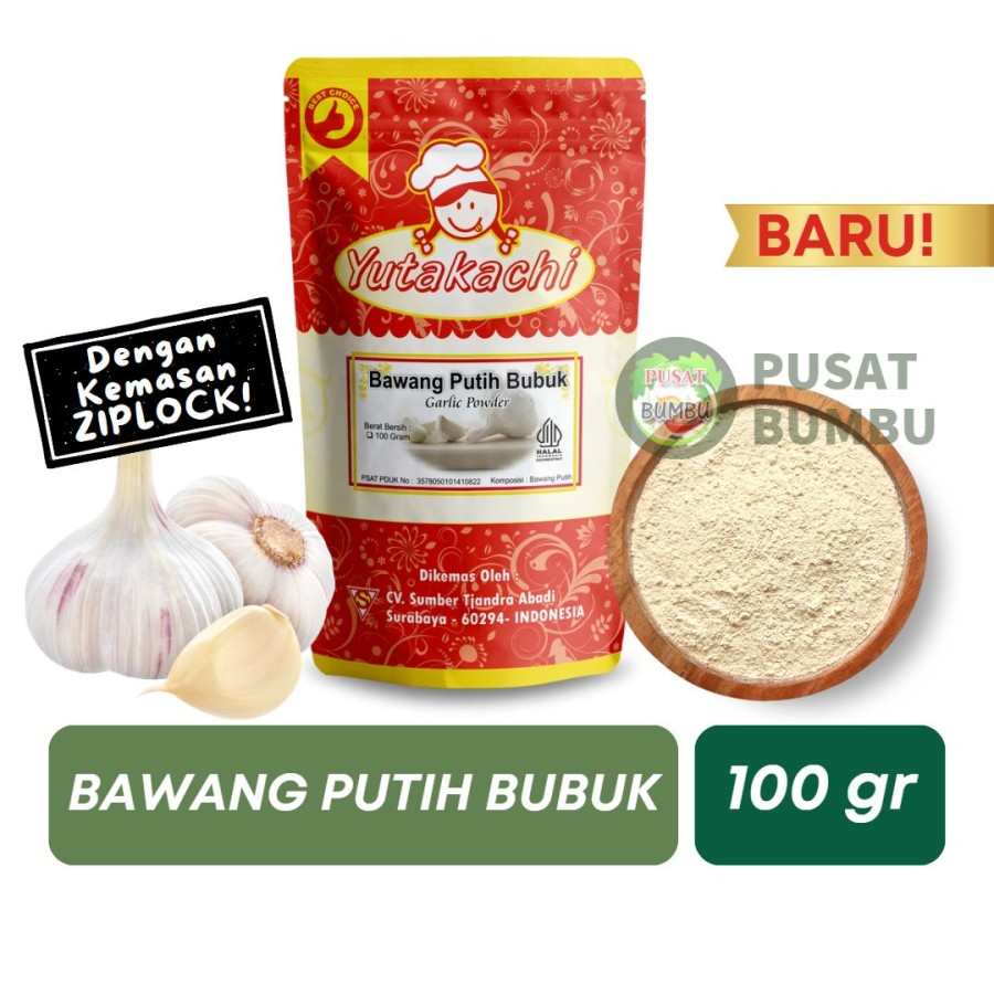 

100gram Garlic Powder / Bawang Putih Bubuk Pure 100%