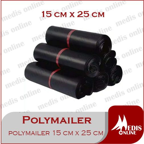 

Plastik Polymailer Hitam LDPE [15x25] isi 100 pcs - Bungkus Plastik Packing Online Lem / Polymailer Hitam HD Ekonomis 15X25 isi 100 pcs - Polymailer Lem / PLASTIK POLYMAILER 15X25 / PLASTIK POLYMAILER 15 X 25 CM / POLYMAILER / PLASTIK POLYMAILER