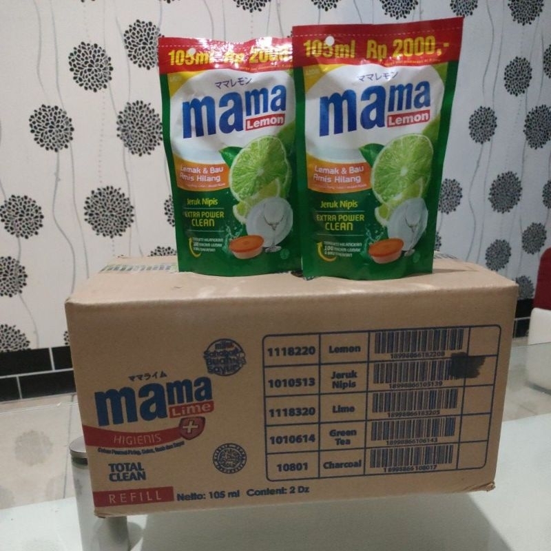 1 DUS MAMA lemon jeruk nipis 2000