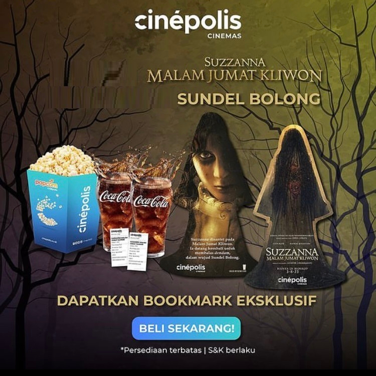 

Suzzanna: Malam Jumat Kliwon x Cinepolis Official Bookmark